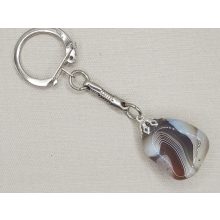 Achát kulcstartó