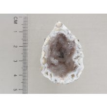 Achát csiszolt geoda