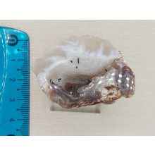 Achát csiszolt geoda