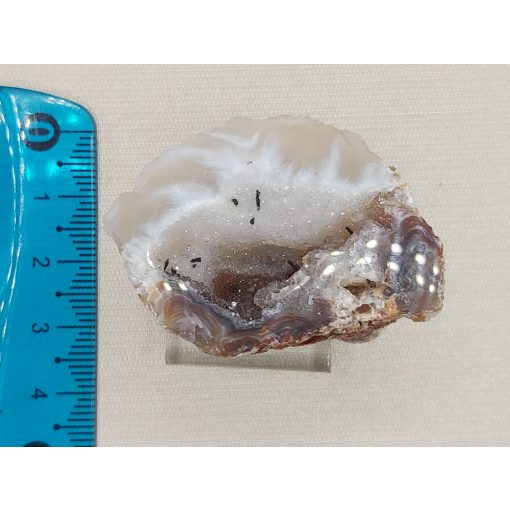 Achát csiszolt geoda