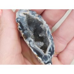 Achát csiszolt geoda