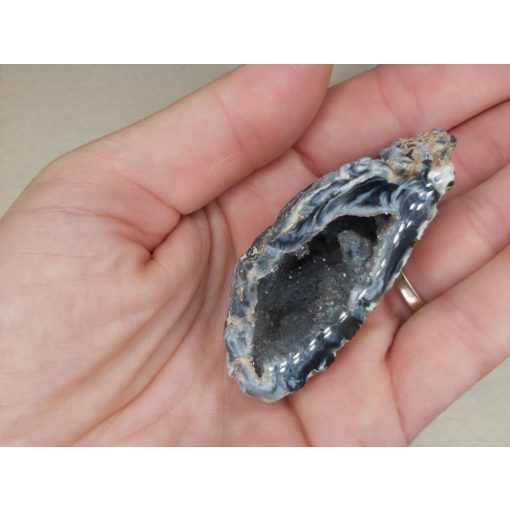 Achát csiszolt geoda