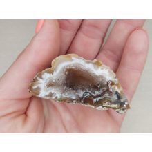 Achát csiszolt geoda