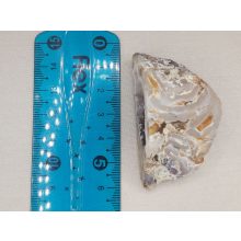 Achát csiszolt geoda