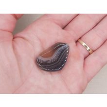 Achát marokkő lapos