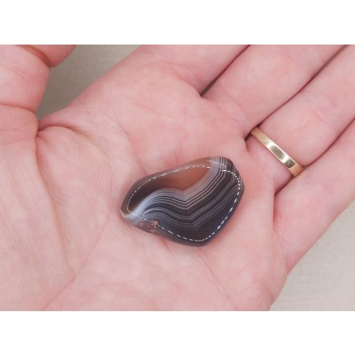 Achát marokkő lapos