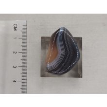 Achát marokkő lapos