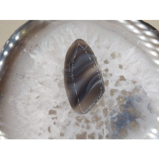 Achát marokkő lapos