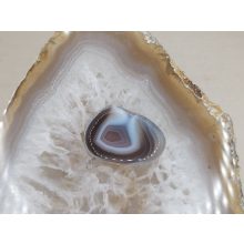 Achát marokkő lapos