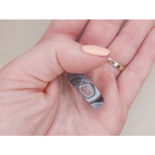 Achát marokkő lapos