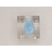 Akvamarin medál kaboson