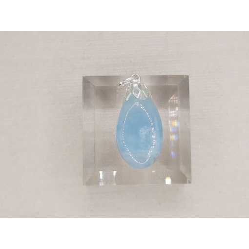 Akvamarin medál kaboson