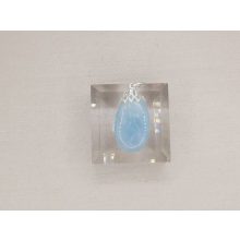 Akvamarin medál kaboson