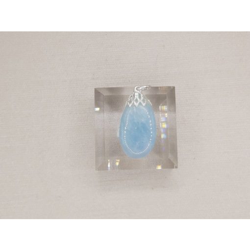 Akvamarin medál kaboson