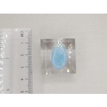 Akvamarin medál kaboson