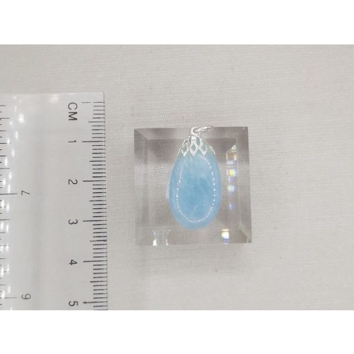 Akvamarin medál kaboson