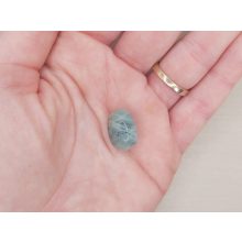  Akvamarin marokkő kis méretű /zöldes kék/