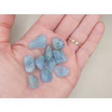 Akvamarin marokkő kis méretű  véletlenszerű/sötét kék/