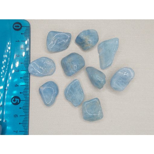 Akvamarin marokkő kis méretű  véletlenszerű/sötét kék/