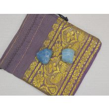 Akvamarin marokkő kis méretű /sötét kék/