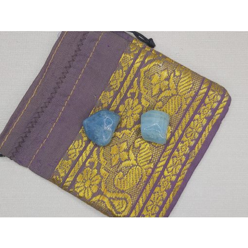 Akvamarin marokkő kis méretű /sötét kék/