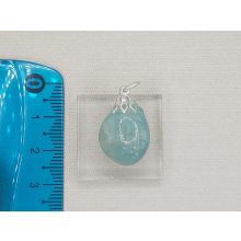 Akvamarin medál kaboson véletlenszerűen