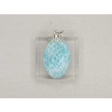 Amazonit medál kaboson