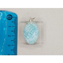 Amazonit medál kaboson