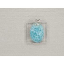 Amazonit medál kaboson