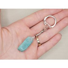 Amazonit kulcstartó