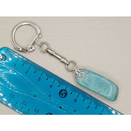 Amazonit kulcstartó