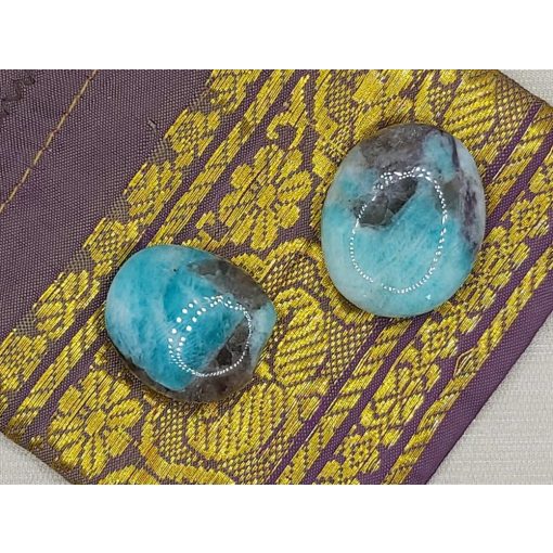 Amazonit  lapos kicsi marokkő 