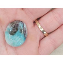 Amazonit  lapos kicsi marokkő 