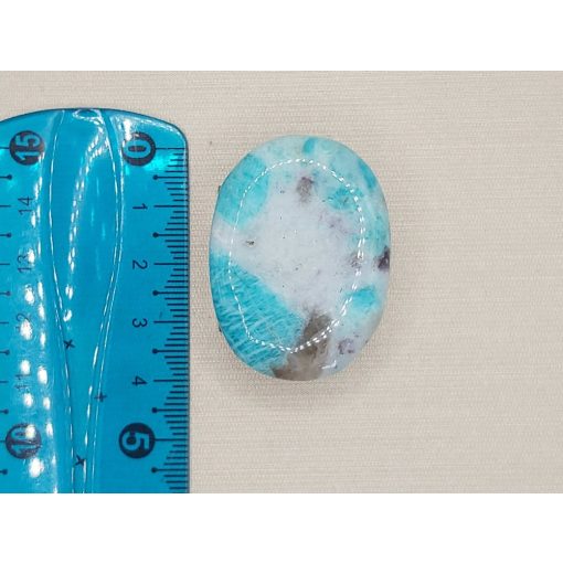 Amazonit  lapos nagy marokkő 