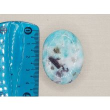 Amazonit  lapos nagy marokkő 