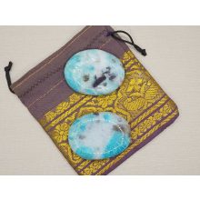 Amazonit  lapos nagy marokkő 