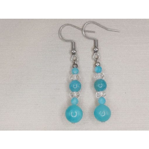 Amazonit formadíszített füli