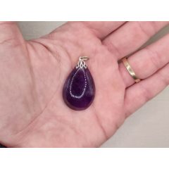 Ametiszt medál kaboson