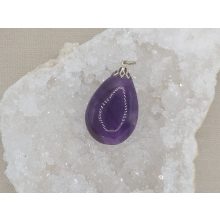 Ametiszt medál kaboson