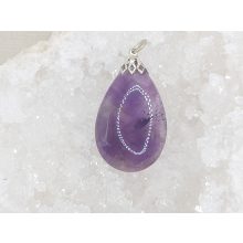 Ametiszt medál kaboson