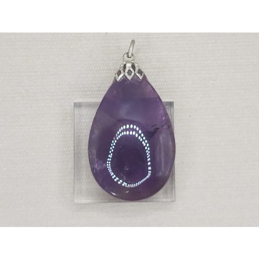 Ametiszt medál kaboson