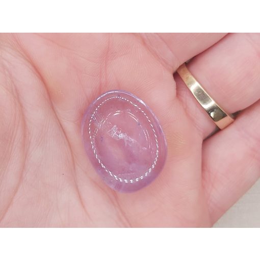 Ametiszt marokkő lapos világos kicsi