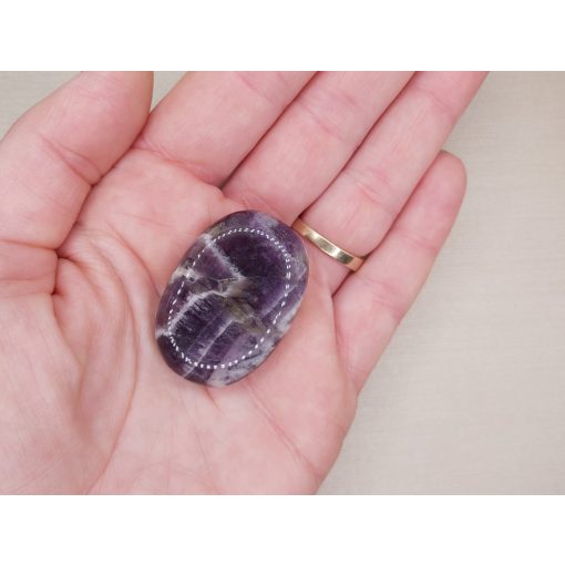 Ametiszt marokkő lapos nagy
