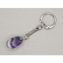 Ametiszt kulcstartó