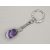 Ametiszt kulcstartó