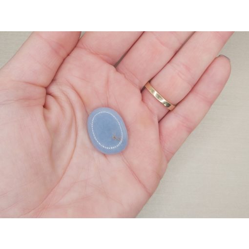 Angelit marokkő lapos kicsi