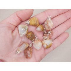 Aragonit medál véletlenszerű