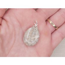 Aragonit medál lapos kicsi