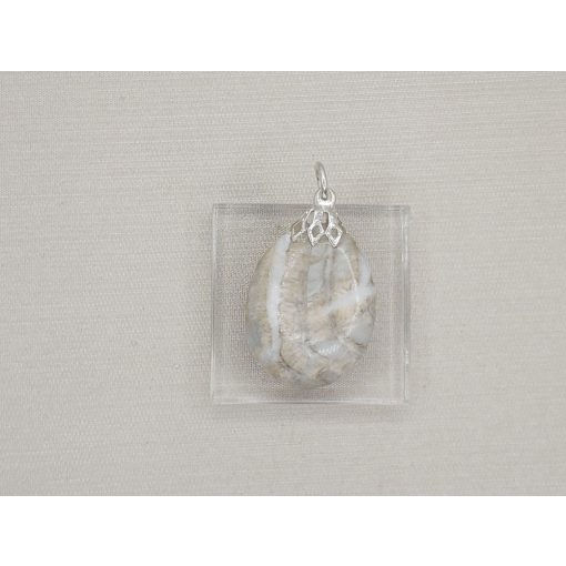 Aragonit medál lapos kicsi