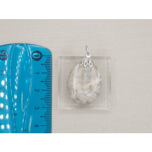 Aragonit medál lapos kicsi